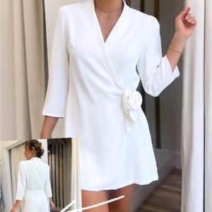White playsuit